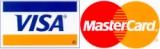 visa and MasterCard logos